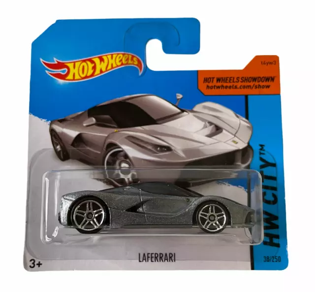 Hot Wheels Ferrari LaFerrari - Silver Short Card - Combined Postage Available