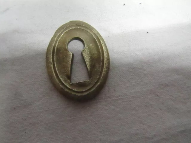 Escutcheon Keyhole Of Furniture IN Bronze