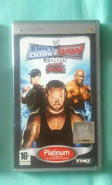 Jeu Vidéo WWE Smackdown Vs. Raw 2008 – PlayStation 3 – Bon état – THQ