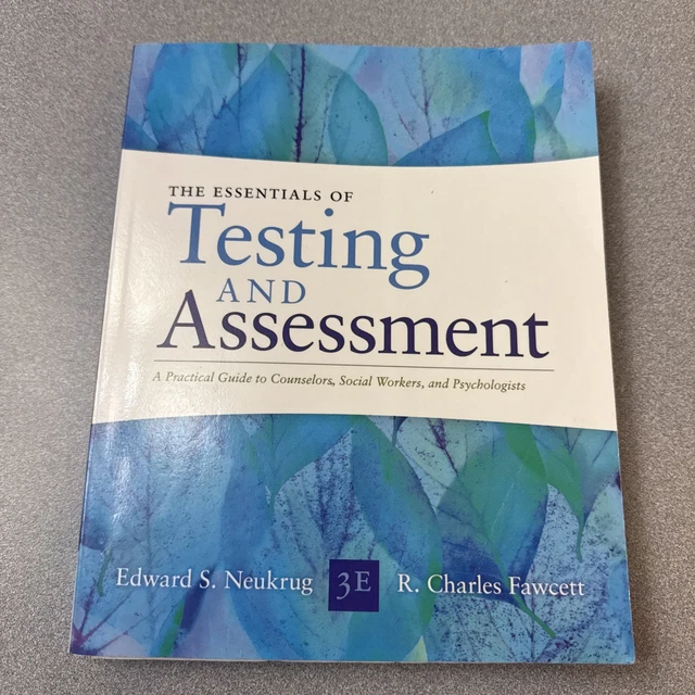 ESSENTIALS OF TESTING and Assessment: A Practical Guide for Counselors 3rd Ed. £33.63 - PicClick UK