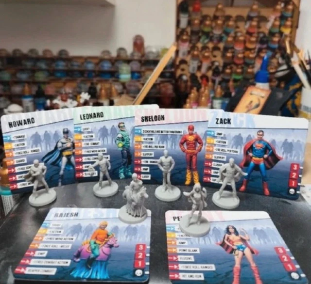 Figurines Big Bang Theory Pour Zombicide V2 - Neuf - Marque Zombicide