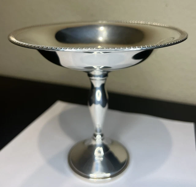 Elegant Vintage Fisher  Sterling Silver Compote Candy Dish 989 Weighed
