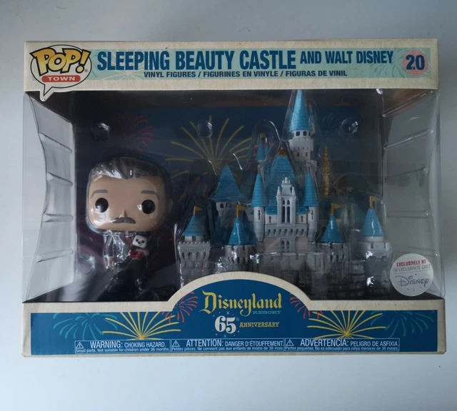 sleeping beauty castle and walt funko