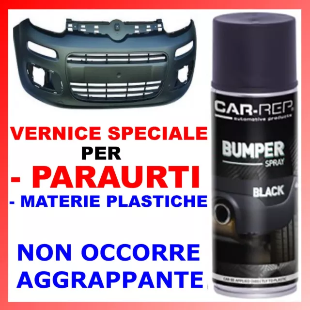 VERNICE PER PARAURTI NERO SPOILER PLASTICA SPRAY 400ml AUTO FASCIONI