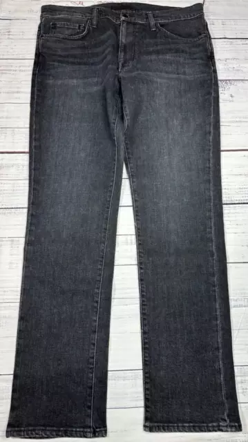 Joes Jeans Mens The Brixton Straight & Narrow Jeans Sz 36 Black Cotton Blend New