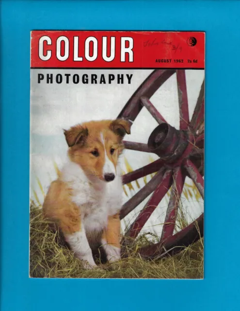 Vintage Colour Photography Magazine August 1962