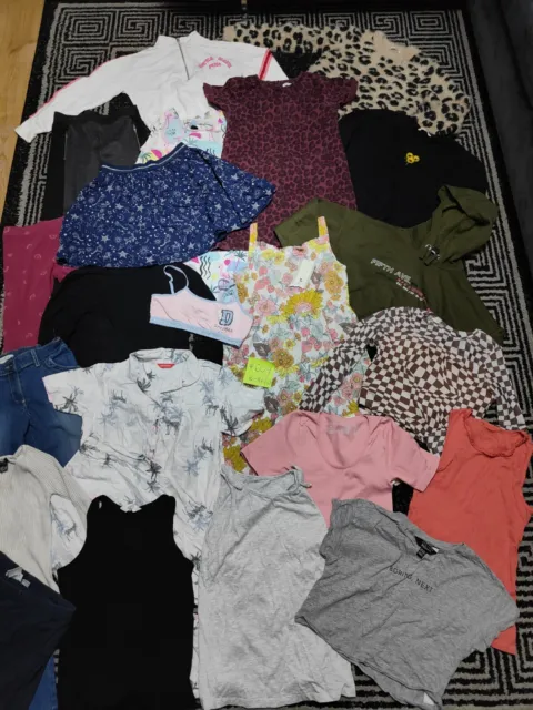 #609💜 Huge Bundle Of Girls Clothes 10-11years GEORGE NEXT PRIMARK F&F M&S NEW L