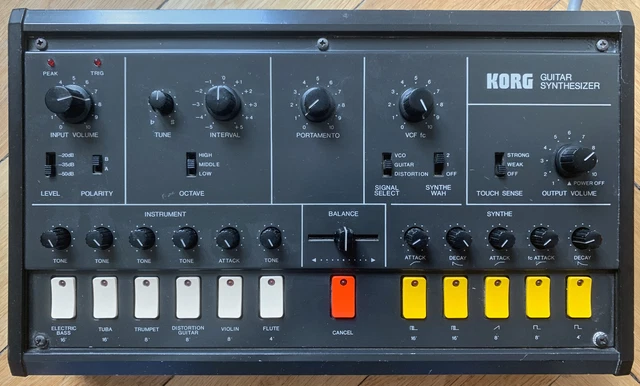 Korg X-911 Gitarrensynthesizer Analog CV Gate Analogue Guitar Synthesizer TOP
