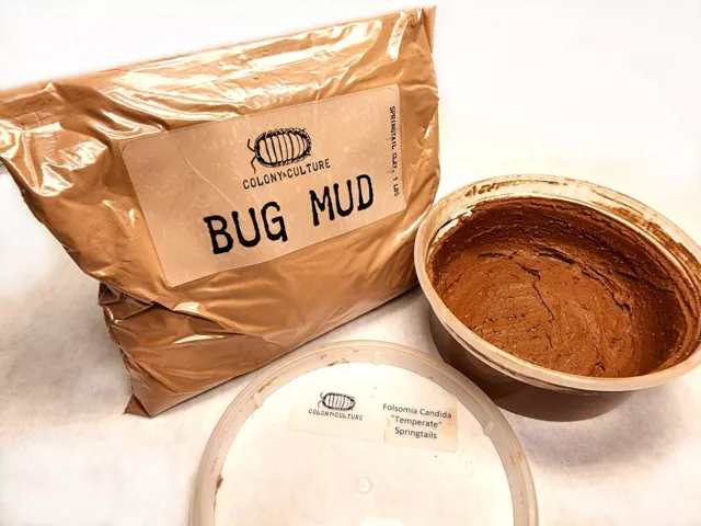 "Bug Mud" Springtail Calcium Clay Mix - 1Lb of Powdered Clay Culture Media