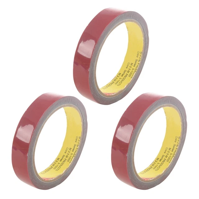 3X  Starke Dauerhafte Doppelseitige Super Klebrige Schaum-Bandrolle Für Fah7521