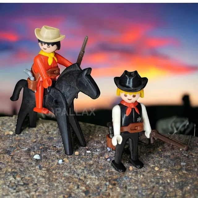 Playmobil 3581 Sheriff + Cowboy Klicky Western / 1980