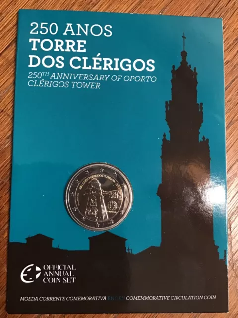 2 Euro Gedenkmünze Portugal 2013 Torre Dos Clerigos In Coincard