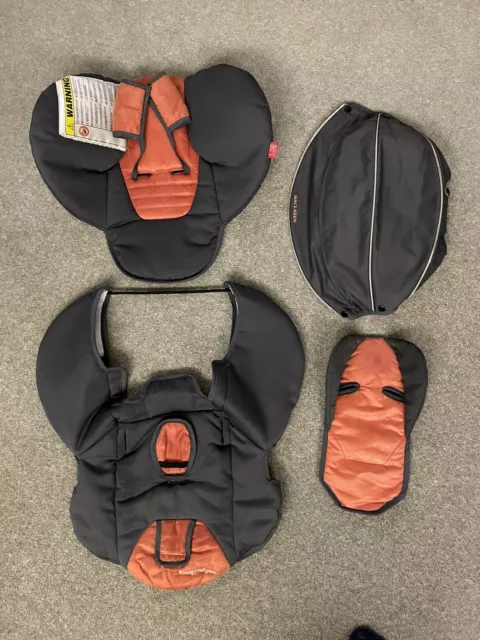 Recaro Young Profi Plus Car Seat cushions / padding - charcoal grey burnt orange