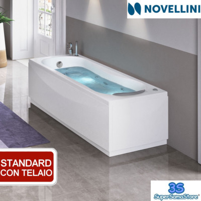 Novellini 3S VASCA ANGOLARE CON TELAIO E PANNELLI NOVELLINI VOGUE NUOVA VARIE MISURE 