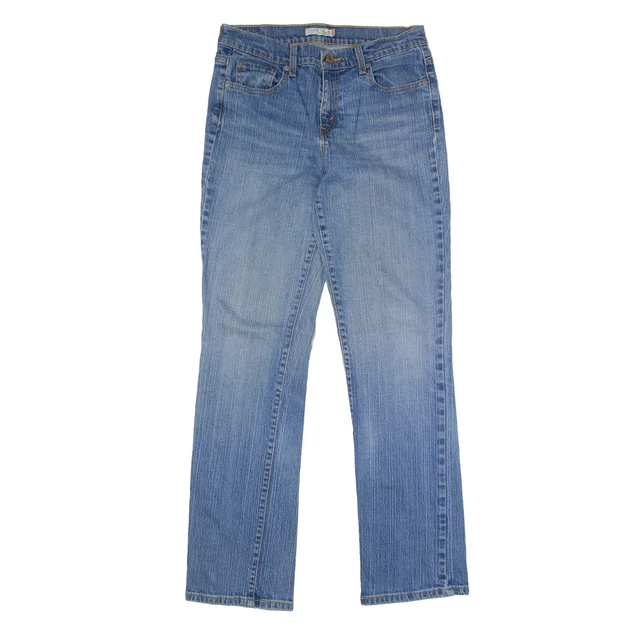 Jeans LEVI'S 505 blu denim regolari da donna dritti W28 L32