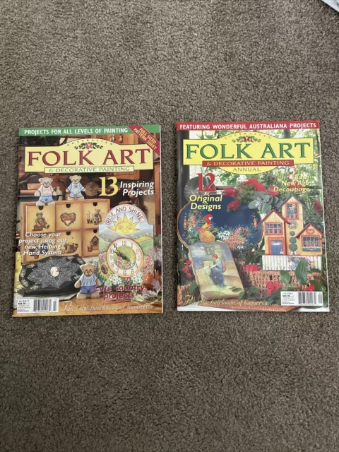 Australian Folk Art & Decorative Painting Magazines.