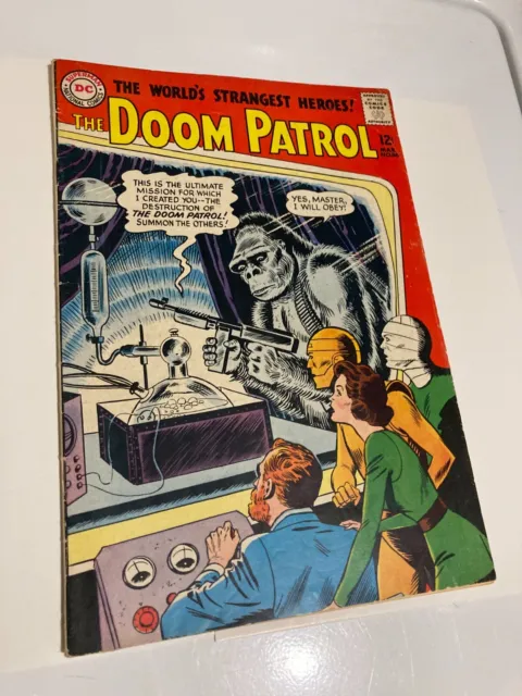 Doom Patrol 86 1st appearance of The Brotherhood of Evil 1964 Original Owner