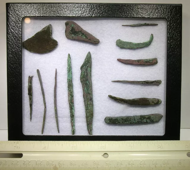 Ancient Copper Artifact Collection: Copper Culture, Keweenaw, Michigan - Nr!