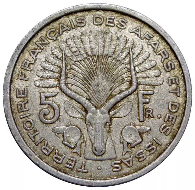 AFARS ET ISSAS 5 Francs 1968