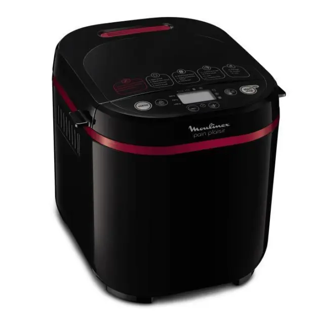 Moulinex Uno OW3101 - Machine à pain - 650 Watt - blanc/rouge