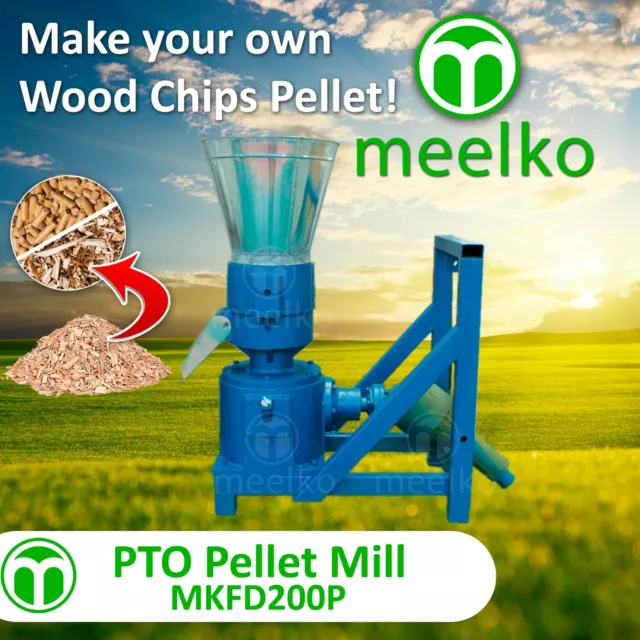 PTO PELLET MILL FOR WOOD - MKFD200P - FREE SHIPPING all in to 79720 2