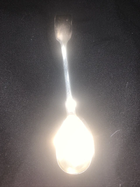 John Osment Exeter spoon sterling 1835 mustard  serving fiddle  hallmarked
