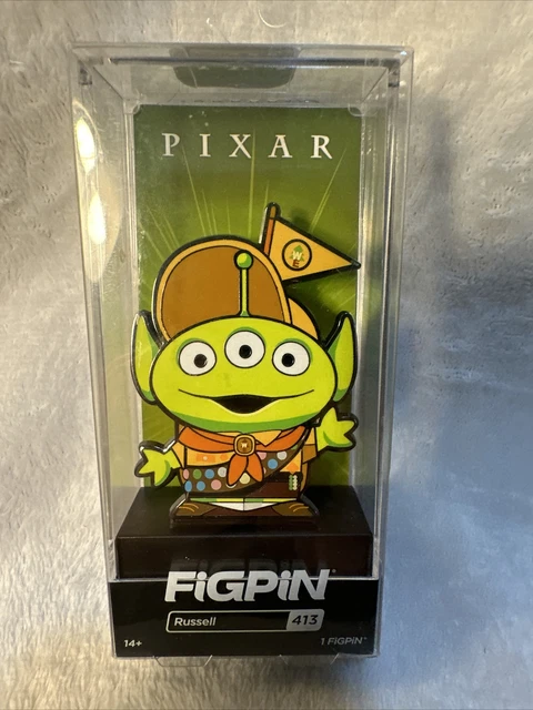 FiGPiN  RUSELL  PIXAR ALIEN  DISNEY PIN # 413 BNIB.
