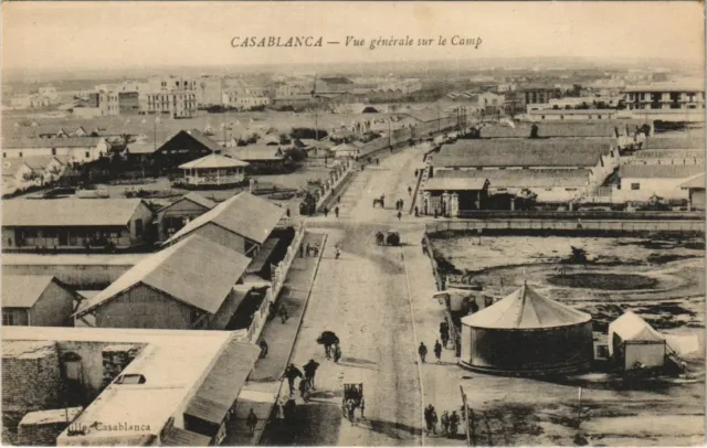 CPA AK Casablanca - Vue Generale sur le Camp MAROC (1082646)