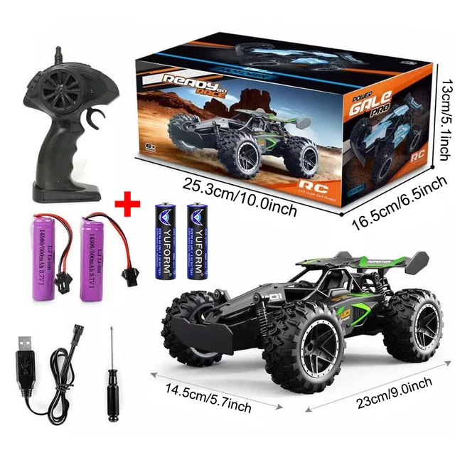 RC CAR 20KM/H Remote Control 1/18 4WD Big Foot off Road Monster Truck