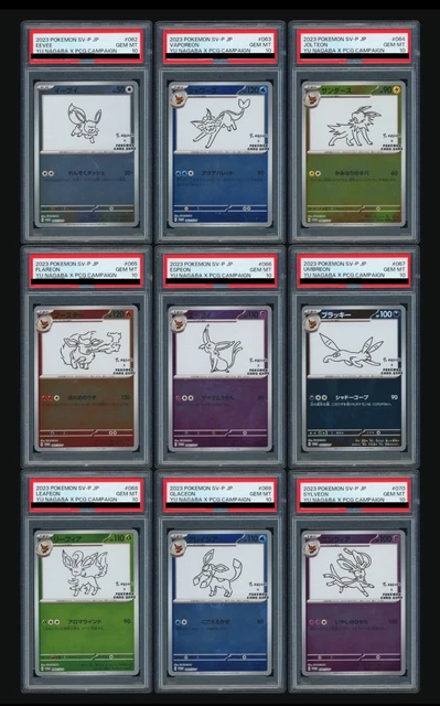 yu nagaba pokemon cards Pokemon Card Game TCG Yu NAGABA Eeveelutions Promo Pack Japanese [1 card]