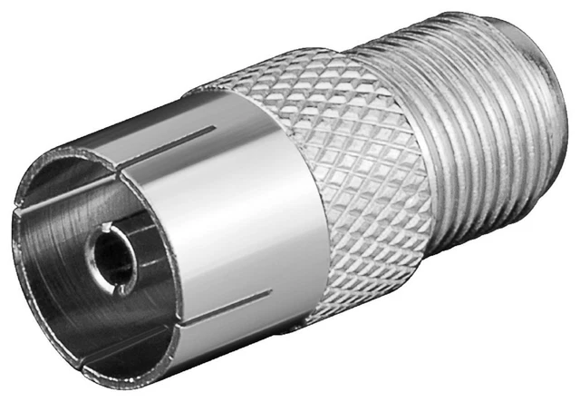 Connecteurs Coaxiaux Type F - Lot De 16, Mâle/femelle, 75 Ohms - Pour Antenne TV, Satellite, Câble