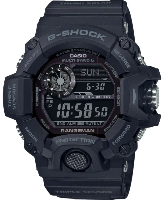 Casio G-Shock GW9400-1B Rangeman Digital Black Watch MASTER OF G
