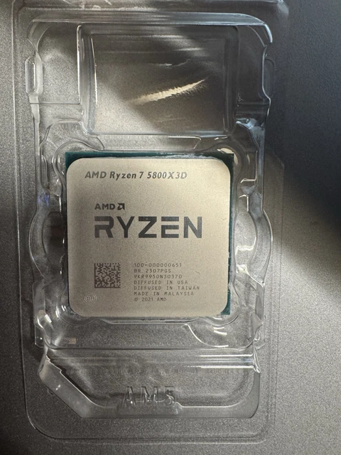 AMD RYZEN 7 5800X3D AM4 3D V-Cache Gaming CPU | Tested | Great Cond ...