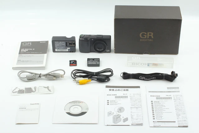 [MINT in Box] RICOH GR Digital II 10.1MP digital Camera black From JAPAN 2