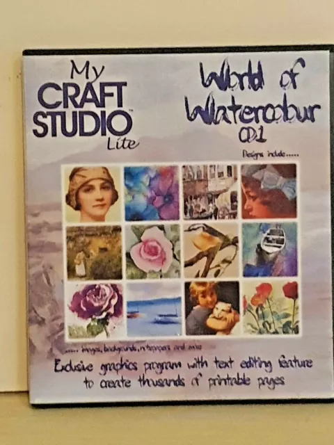 My Craft Studio Lite - CD-ROM - CD World of Watercolour 1 - Elaboración