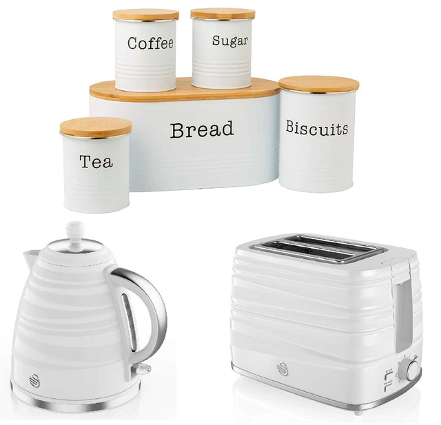 Breville tea coffee hot sale sugar set white