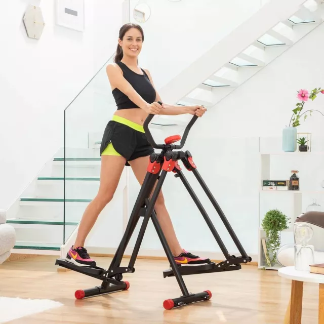 Crosstrainer per casa Crosswalker Air-Walker display LCD verticale orizzontale 3