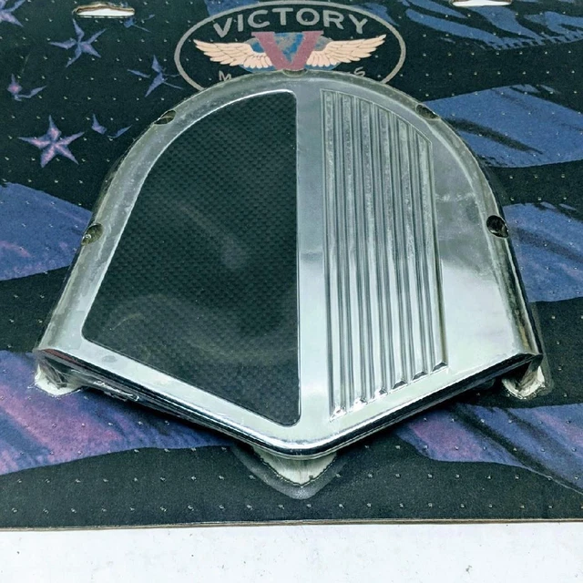 Victory Motorcycles 2872777 Chrome Counter Shaft Belt Drive Cover Grooved NORS