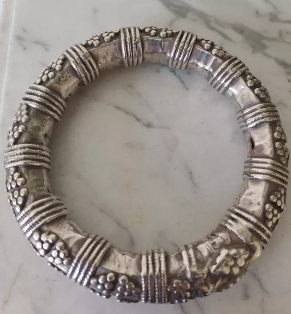 Ancien Bracelet Argent Inde