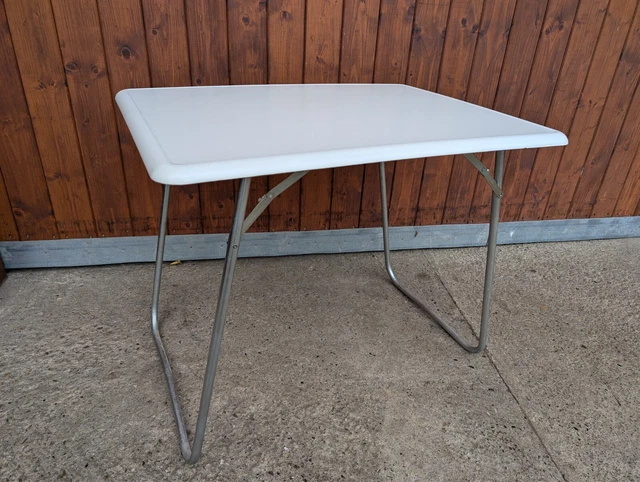 Chaise Pliante Vintage Zip Dee – Toile Rayures Bleues – Pour Camping/caravane Airstream