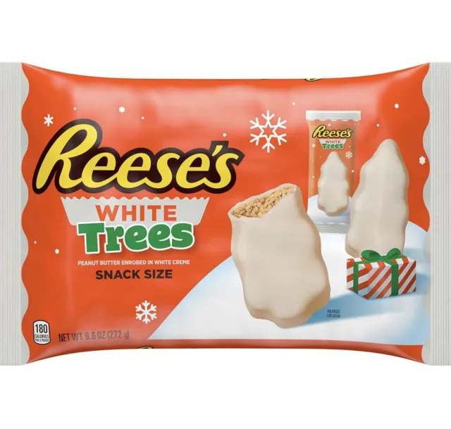 Reese's Peanut Butter Chrismas TreesShapes Christmas Candy 9.6 Oz EXP 06/2024