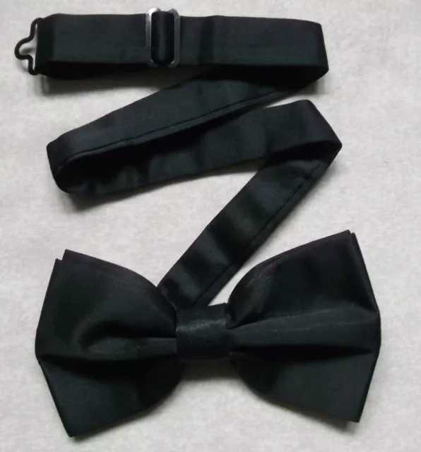 Bow Tie MENS Dickie Bowtie Adjustable Retro BLACK Vintage