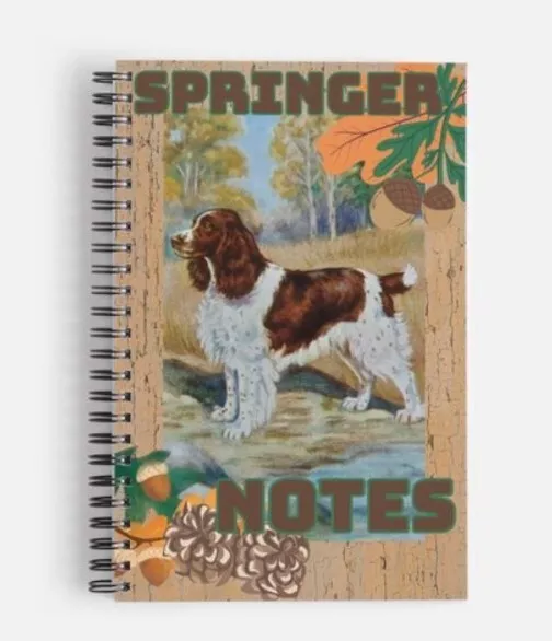 English Springer Spaniel Dog Blank Notebook Journal Planner Book Diary Ltd New
