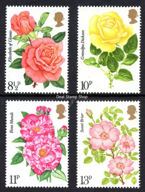 GB 1976 Roses  - Centenary of Royal Rose Society SG1006-9 Unmounted Mint MNH