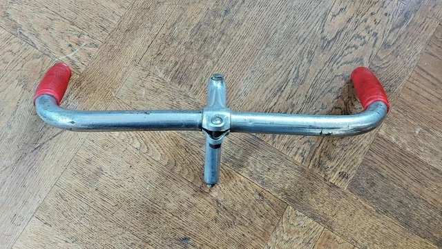 Guidon Plat Acier Pour Vélo Porteur Ancien/vintage - Flat Handlebar Old Bike