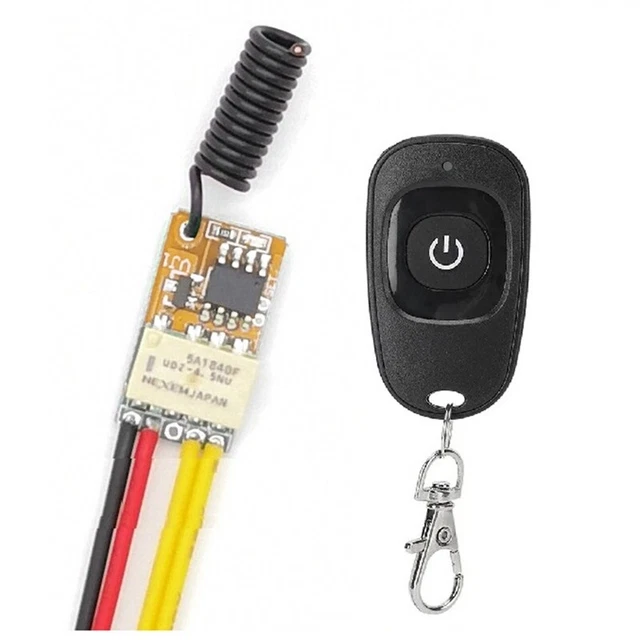 Récepteur DC3.7V-12V 433Mhz  Home Petits Minuscules Commutateurs à Distance R7V8