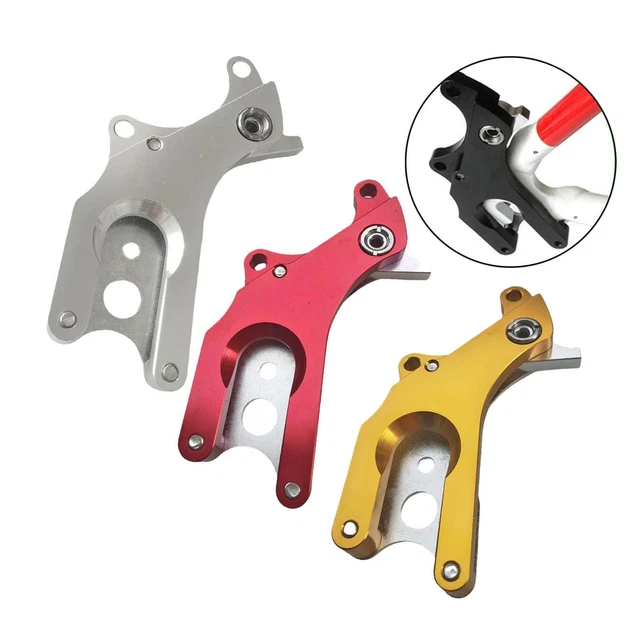 Adaptateur Support Disque De Frein Pour Vélo VTT/route - Alliage Aluminium - Taille 122x80x15mm - Neuf