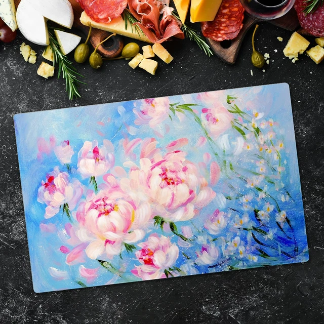 Tulup Image Sur Verre Trempé Tableaux 125x50 - Fleurs De Printemps Tulup Image Sur Verre Trempé Tableaux 125x50 - Fleurs De Printemps