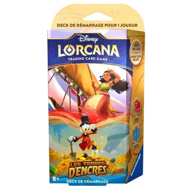 Disney Lorcana - Deck de démarrage Chapitre 3 - Terres d'Encres - EN STOCK