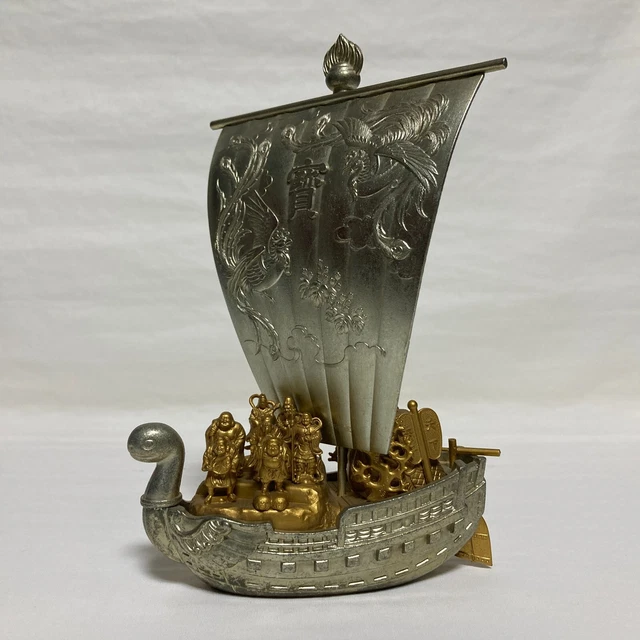 METAL OBJECTS, LUCKY charms, Shichifukujin, Takarabune, Japanese